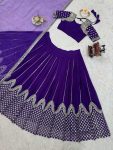 MOST PICKED GEOREGTTE EMBROIDERY SEQUENCE WORK LEHENGA CHOLI WITH DUPATTA PARTY WEAR WHOLESALE PRICE ETHNIC GARMENT (2)