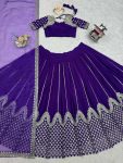 MOST PICKED GEOREGTTE EMBROIDERY SEQUENCE WORK LEHENGA CHOLI WITH DUPATTA PARTY WEAR WHOLESALE PRICE ETHNIC GARMENT (2)