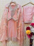 MOST PICKED JIMMY CHOO EMBROIDERY SEQUENCE WORK TOP BOTTOM WITH DUPATTA PARTY WEAR WHOLESALE PRICE ETHNIC GARMENT (3)
