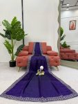 MOST PICKED JIMMY CHOO THREAD SEQUENCE WORK SAREE WITH UNSTITCHED BLOUSE PARTY WEAR WHOLESALE PRICE ETHNIC GARMENT (3)
