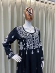 MOST PICKED RAYON EMBROIDERY THREAD WORK KURTI WITH PALAZZO SET PARTY WEAR WHOLESALE PRICE ETHNIC GARMENT (3)