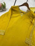 MOST PICKED ROMAN SILK SEQUENCE EMBROIDERY AND MIRROR LACE WORK TOP BOTTOM WITH DUPATTA PARTY WEAR WHOLESALE PRICE ETHNIC GARMENT (4)