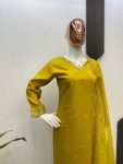 MOST PICKED ROMAN SILK SEQUENCE EMBROIDERY AND MIRROR LACE WORK TOP BOTTOM WITH DUPATTA PARTY WEAR WHOLESALE PRICE ETHNIC GARMENT (4)