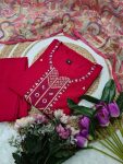MOST PICKED VISCOSE RAYON SEQUENCE EMBROIDERY WORK TOP BOTTOM WITH DUPATTA PARTY WEAR WHOLESALE PRICE ETHNIC GARMENT (3)