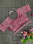 NEW ARRIVAL CHINON EMBROIDERY LEHENGA SAREE ATTACHED DUPATTA BELT WITH STITCHED BLOUSE PARTY WEAR WHOLESALE PRICE ETHNIC GARMENT (6)