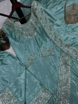 NEW ARRIVAL CHINON EMBROIDERY THREAD SEQUENCE WORK TOP PALAZZO WITH DUPATTA PARTY WEAR WHOLESALE PRICE ETHNIC GARMENT (6)
