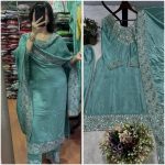 NEW ARRIVAL CHINON EMBROIDERY THREAD SEQUENCE WORK TOP PALAZZO WITH DUPATTA PARTY WEAR WHOLESALE PRICE ETHNIC GARMENT (6)