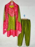 NEW ARRIVAL CHINON SILK DORI AND ORIGINAL KODI MOTI AND DIGITAL PRINTED WORK TOP BOTTOM WITH DUPATTA FESTIVE WEAR WHOLESALE PRICE ETHNIC GARMENT (3)