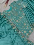 NEW ARRIVAL CHINON SILK EMBROIDERY SEQUENCE WORK TOP PALAZZO WITH DUPATTA PARTY WEAR WHOLESALE PRICE ETHNIC GARMENT (3)