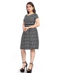 NEW ARRIVAL CREPE DIGITAL PRINTED KURTI  BLACK
