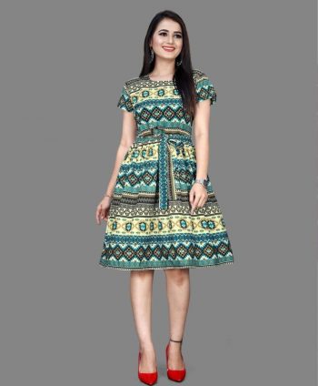 NEW ARRIVAL CREPE DIGITAL PRINTED KURTI  MULTI