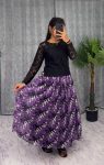 NEW ARRIVAL FAUX GEORGETTE DIGITAL PRINTED TOP LEHENGA CASUAL WEAR WHOLESALE PRICE ETHNIC GARMENT (2)