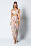 NEW ARRIVAL FRENCH CREPE PRINTED EMBROIDERY HAND WORK DRAPE SKIRT BLOUSE WITH SHRUG PARTY WEAR WHOLESALE PRICE ETHNIC GARMENT (3)