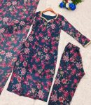 NEW ARRIVAL GEORGETTE DIGITAL PRINTED WITH LACE WORK TOP BOTTOM WITH DUPATTA FESTIVE WEAR WHOLESALE PRICE ETHNIC GARMENT (3)