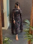 NEW ARRIVAL GEORGETTE DIGITAL PRINTED WITH LACE WORK TOP BOTTOM WITH DUPATTA FESTIVE WEAR WHOLESALE PRICE ETHNIC GARMENT (3)