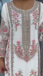 NEW ARRIVAL GEORGETTE EMBROIDERY SEQUENCE THRED WORK TOP PALAZZO WITH DUPATTA PARTY WEAR WHOLESALE PRICE ETHNIC GARMENT (5)