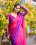 NEW ARRIVAL GEORGETTE MULTI COLOR PLAIN LACE WORK SAREE WITH UNSTITCHED BLOUSE PARTY WEAR WHOLESALE PRICE ETHNIC GARMENT (3)