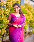 NEW ARRIVAL GEORGETTE MULTI COLOR PLAIN LACE WORK SAREE WITH UNSTITCHED BLOUSE PARTY WEAR WHOLESALE PRICE ETHNIC GARMENT (3)