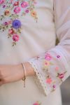 NEW ARRIVAL GEORGETTE THREAD EMBROIDERY LACE WORK TOP BOTTOM WITH DUPATTA PARTY WEAR WHOLESALE PRICE ETHNIC GARMENT (6)