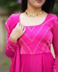 NEW ARRIVAL JIMMY CHOO SEQUENCE EMBROIDERY WORK GOWN WITH DUPATTA FESTIVE WEAR WHOLESALE PRICE ETHNIC GARMENT (3)