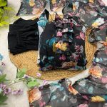 NEW ARRIVAL ORGANZA TABBY SILK DIGITAL PRINTED GOWN BOTTOM WITH DUPATTA PARTY WEAR WHOLESALE PRICE ETHNIC GARMENT (8)