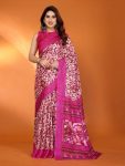 NEW ARRIVAL PRINTED KOTA SAREE WITH UNSTITCHED BLOUSE RANI