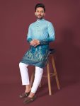 NEW ARRIVAL RAYON COTTON CROCHET WORK KURTA PAYJAMA FESTIVE WEAR WHOLESALE PRICE ETHNIC GARMENT (3)