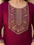 NEW ARRIVAL RAYON EMBROIDERY WORK TOP BOTTOM WITH DUPATTA PARTY WEAR WHOLESALE PRICE ETHNIC GARMENT (9)