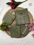 NEW ARRIVAL RAYON EMBROIDERY WORK TOP BOTTOM WITH DUPATTA PARTY WEAR WHOLESALE PRICE ETHNIC GARMENT (4)