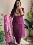 NEW ARRIVAL ROMAN SILK EMBROIDERY SEQUENCE AND DIAMOND WORK TOP BOTTOM WITH DUPATTA FESTIVE WEAR WHOLESALE PRICE ETHNIC GARMENT (2)
