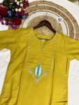 NEW ARRIVAL ROMAN SILK EMBROIDERY WORK TOP BOTTOM WITH DUPATTA FESTIVE WEAR WHOLESALE PRICE ETHNIC GARMENT (4)