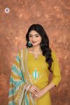 NEW ARRIVAL ROMAN SILK EMBROIDERY WORK TOP BOTTOM WITH DUPATTA FESTIVE WEAR WHOLESALE PRICE ETHNIC GARMENT (4)