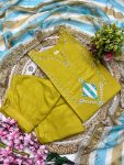 NEW ARRIVAL ROMAN SILK EMBROIDERY WORK TOP BOTTOM WITH DUPATTA FESTIVE WEAR WHOLESALE PRICE ETHNIC GARMENT (4)