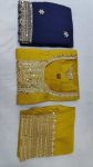 NEW ARRIVAL ROMAN SILK SEQUENCE EMBROIDERY WORK TOP BOTTOM WITH DUPATTA PARTY WEAR WHOLESALE PRICE ETHNIC GARMENT (2)