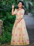 NEW ARRIVAL TISSUE SILK DIGITAL PRINTED LEHENGA CHOLI FESTIVE WEAR WHOLESALE PRICE ETHNIC GARMENT (4)