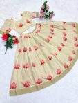NEW ARRIVAL TISSUE SILK DIGITAL PRINTED LEHENGA CHOLI FESTIVE WEAR WHOLESALE PRICE ETHNIC GARMENT (4)