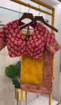 NEW ARROVAL ORGANZA SILK SEQUENCE WITH THREAD WORK SAREE WITH UNSTITCHED BLOUSE FESTIVE WEAR WHOLESALE PRICE ETHNIC GARMENT (5)
