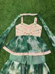 PARTY WEAR GEORGETTE EMBROIDERY SEQUENCE WORK TOP SHARARA WITH DUPATTA WHOLESALE PRICE ETHNIC GARMENT (6)