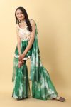 PARTY WEAR GEORGETTE EMBROIDERY SEQUENCE WORK TOP SHARARA WITH DUPATTA WHOLESALE PRICE ETHNIC GARMENT (6)