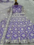 RICH LOOK BUTTERFLY NET EMBROIDERY CHAIN WORK GOWN WITH DUPATTA PARTY WEAR WHOLESALE PRICE ETHNIC GARMENT (5)