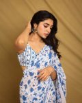 RICH LOOK GEORGETTE DIGITAL PRINT WITH LACE BORDER WORK SAREE WITH UNSTITCHED BLOUSE PARTY WEAR WHOLESALE PRICE ETHNIC GARMENT (1)