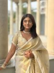 RICH LOOK TISSUE SILK BEAUTIFUL LACE WORK SAREE WITH UNSTITCHED BLOUSE PARTY WEAR WHOLESALE PRICE ETHNIC GARMENT (5)