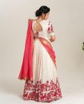 TRADITIONAL COTTON KALAMKARI PRINTED LEHENGA CHOLI WITH DUPATTA PARTY WEAR WHOLESALE PRICE ETHNIC GARMENT (7)