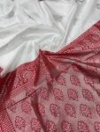 TRADITIONAL LICHI SILK ZARI JACQUARD WORK SAREE WITH UNSTITCHED BLOUSE PARTY WEAR WHOLESALE PRICE ETHNIC GARMENT (3)