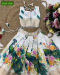 TRADITIONAL RIKO ZARI SAREE FABRIC WEAVING DIGITAL PRINTED WORK KID’S LEHENGA CHOLI PARTY WEAR WHOLESALE PRICE ETHNIC GARMENT (3)