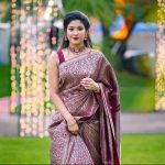 TRADITIONAL SOFT LICHI SILK WEAVING WORK SAREE WITH UNSTITCHED BLOUSE PARTY WEAR WHOLESALE PRICE ETHNIC GARMENT (4)