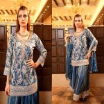 TRENDING CHINON SILK EMBROIDERY CODING SEQUENCE WORK TOP PALAZZO WITH DUPATTA PARTY WEAR WHOLESALE PRICE ETHNIC GARMENT (6)
