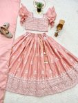 TRENDING CHINON SILK EMBROIDERY WORK KID’S LEHENGA CHOLI WITH DUPATTA PARTY WEAR WHOLESALE PRICE ETHNIC GARMENT (4)