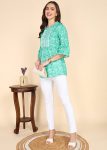 TRENDING COTTON PRINTED EMBROIDERY WORK ONLY SHORT KURTI PARTY WEAR WHOLESALE PRICE ETHNIC GARMENT (17)