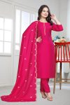 TRENDING COTTON SILK HAND EMBROIDERY WITH MOTI LACE WORK TOP BOTTOM WITH DUPATTA FESTIVE WEAR WHOLESALE PRICE ETHNIC GARMENT (10)